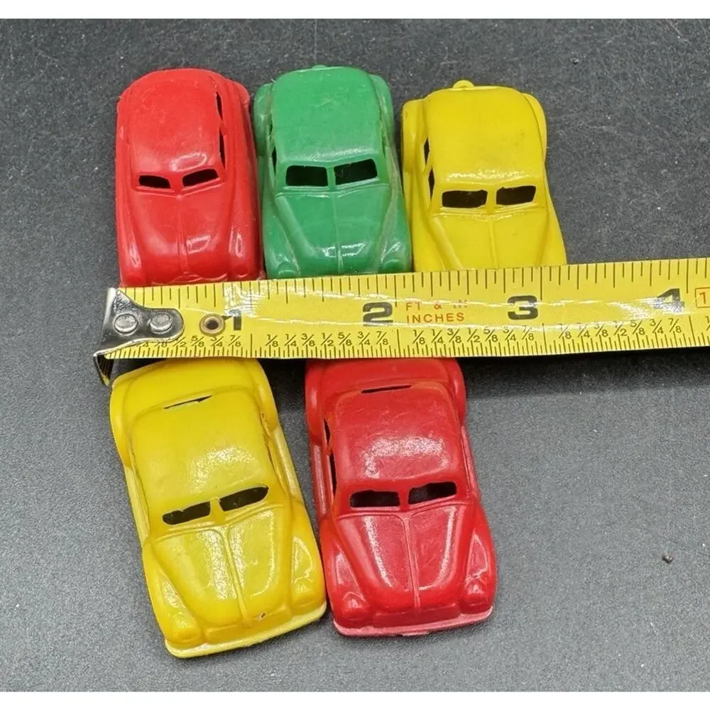 Vintage 1940’s IDEAL Toy Plastic Cars Lot of 5 Cars -TO5